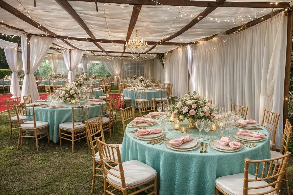 Real Wedding Setup